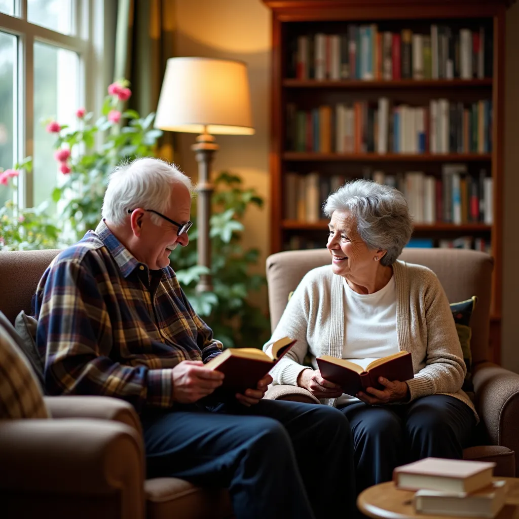 Zdjęcie grupy seniorów uczestniczących w zajęciach jogi na świeżym powietrzu.