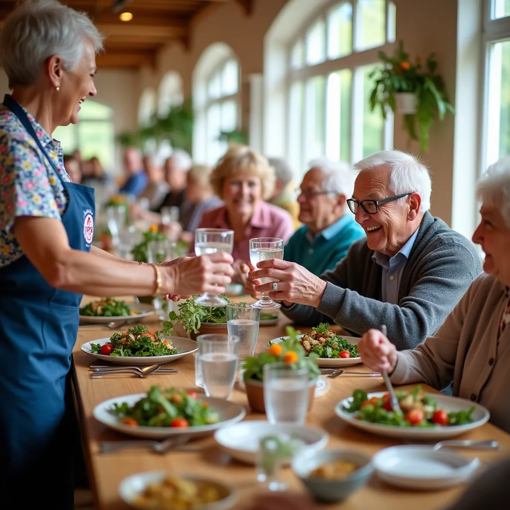 Uczestnicy programu terapeutycznego, biorący udział w sesji grupowej wsparcia.
